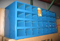 Office Mart counter cabinets and bin units
